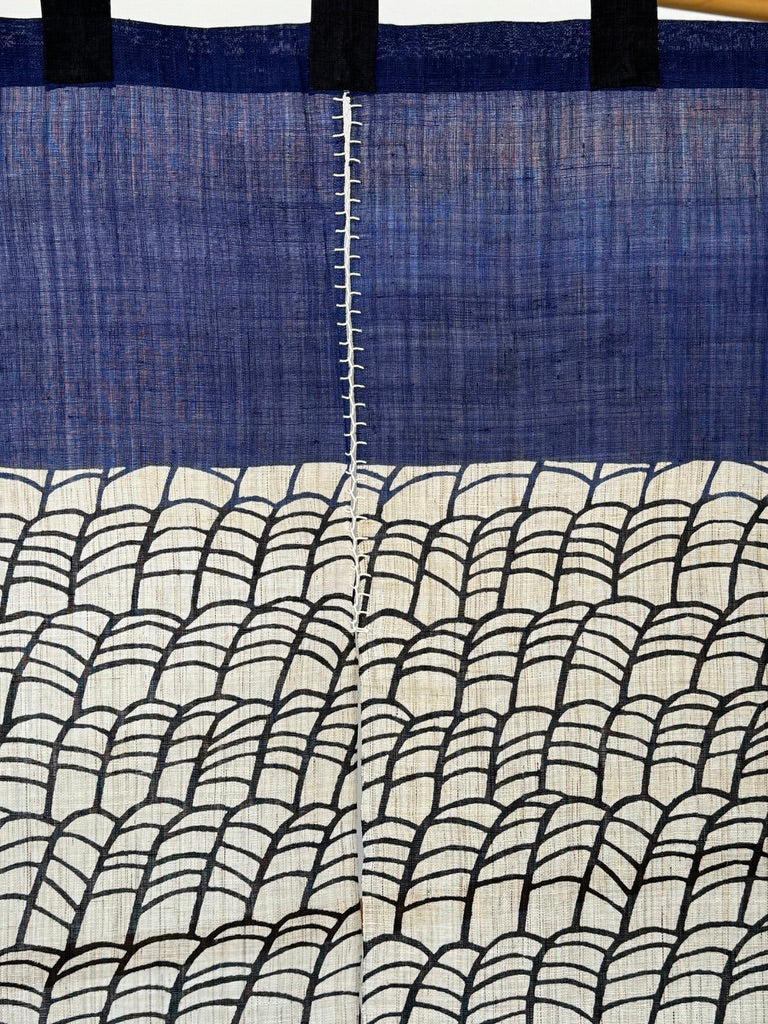 Yotsume Dye House - Noren Curtain "Pampas Grass" 4 panels