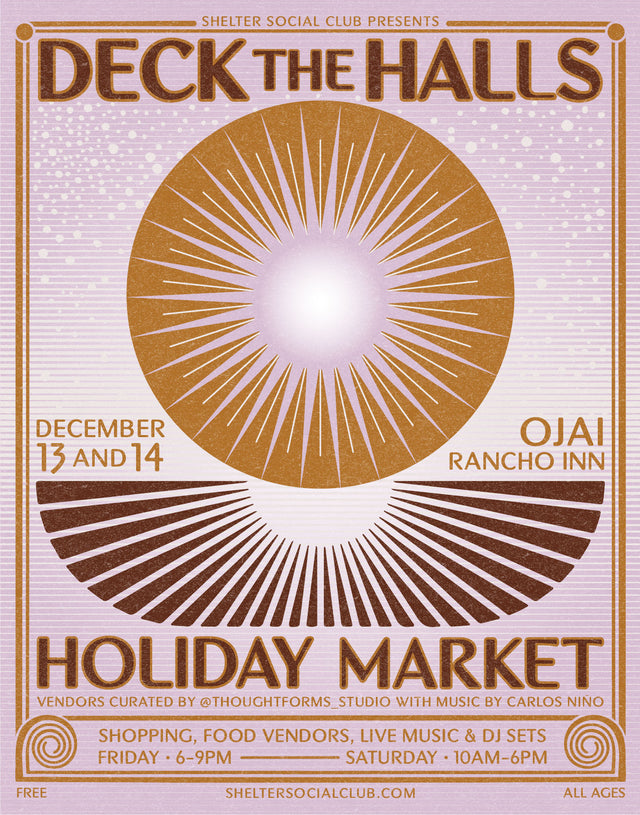 Deck the Halls Holiday Market in Ojai California!