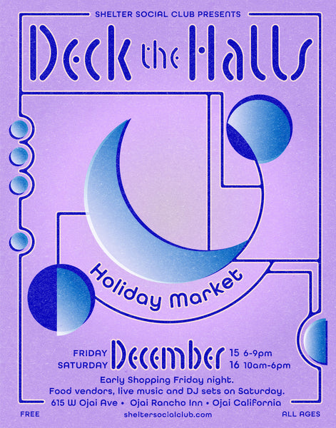 Deck the Halls Holiday Market in Ojai California!