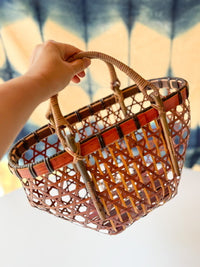 Yasuo Fukusaki - Bamboo basket, Red