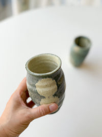 Ayoo Pottery by Naoki Kanazawa - Tall Cup, "Sea flower"