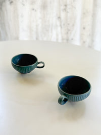 Ayoo Pottery by Naoki Kanazawa - Soup cup, "Blue scenery"