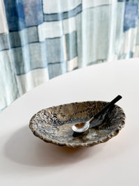 Mizuho Kiln - Floral Oval Shallow Bowl
