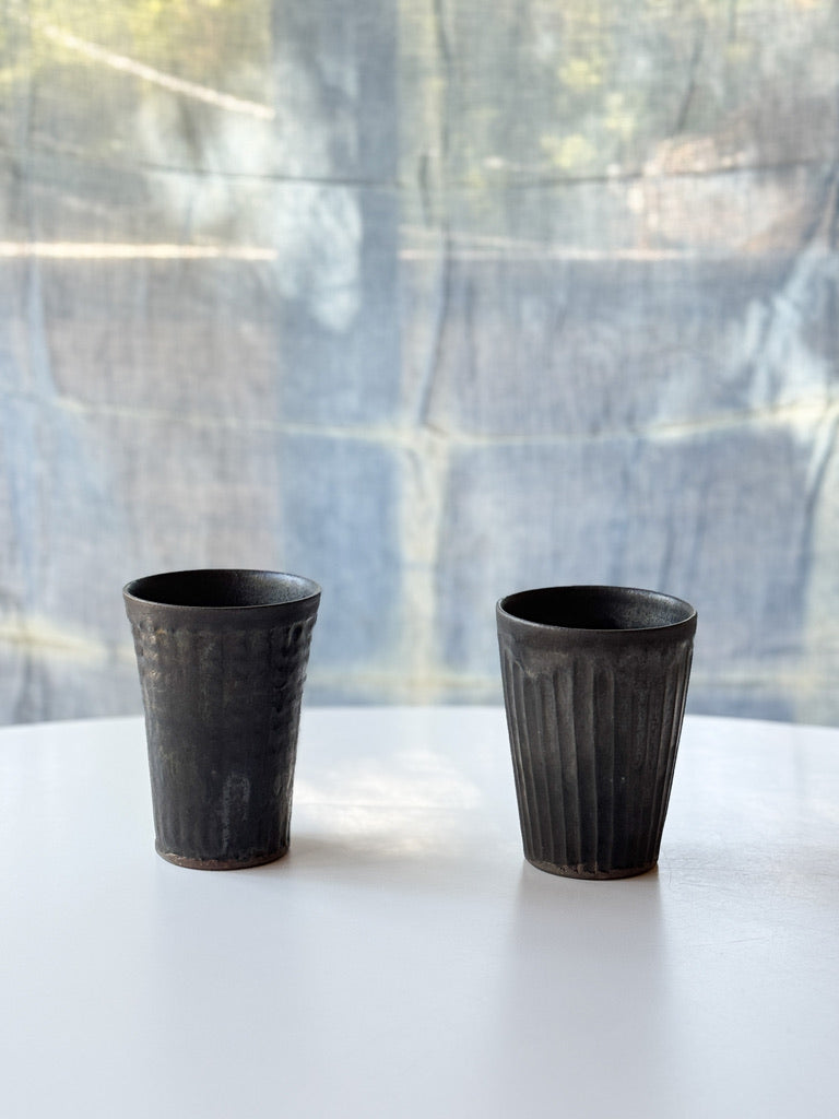 Issaki kiln -  Black Tumbler