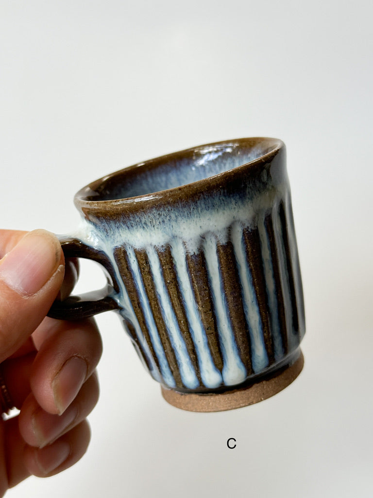 Nakadera kiln - Espresso cup, Blue 1