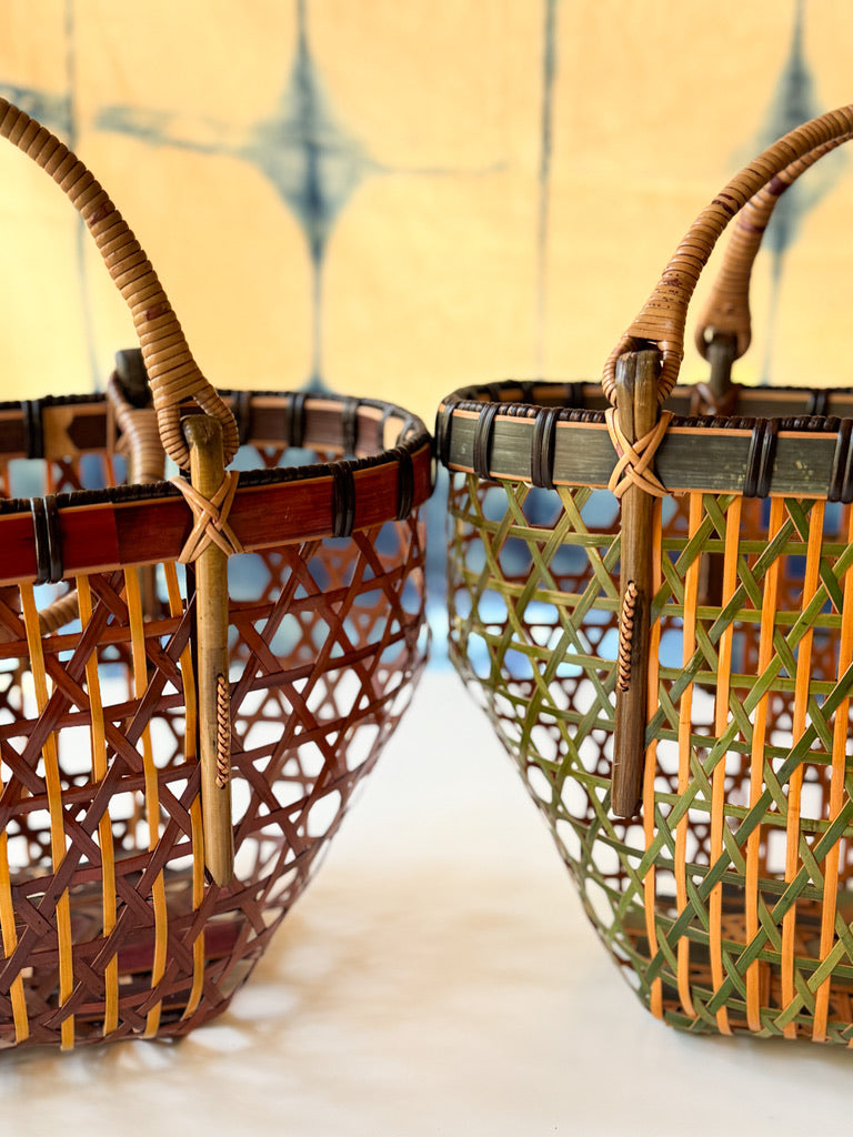 Yasuo Fukusaki - Bamboo basket, Green