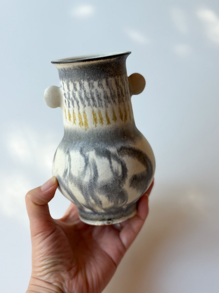 Issaki kiln -  Vase with ears