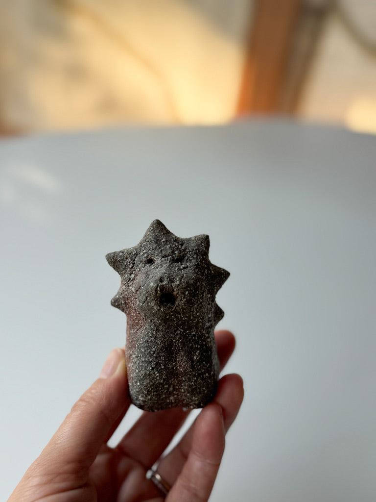 Nakadera kiln - Small Creature Figurine, Sun