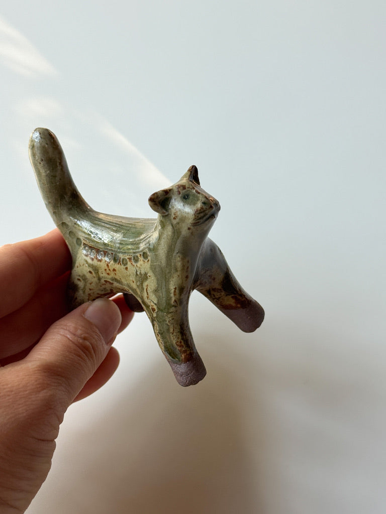 Nakadera kiln - Cat Ceramic Figurine