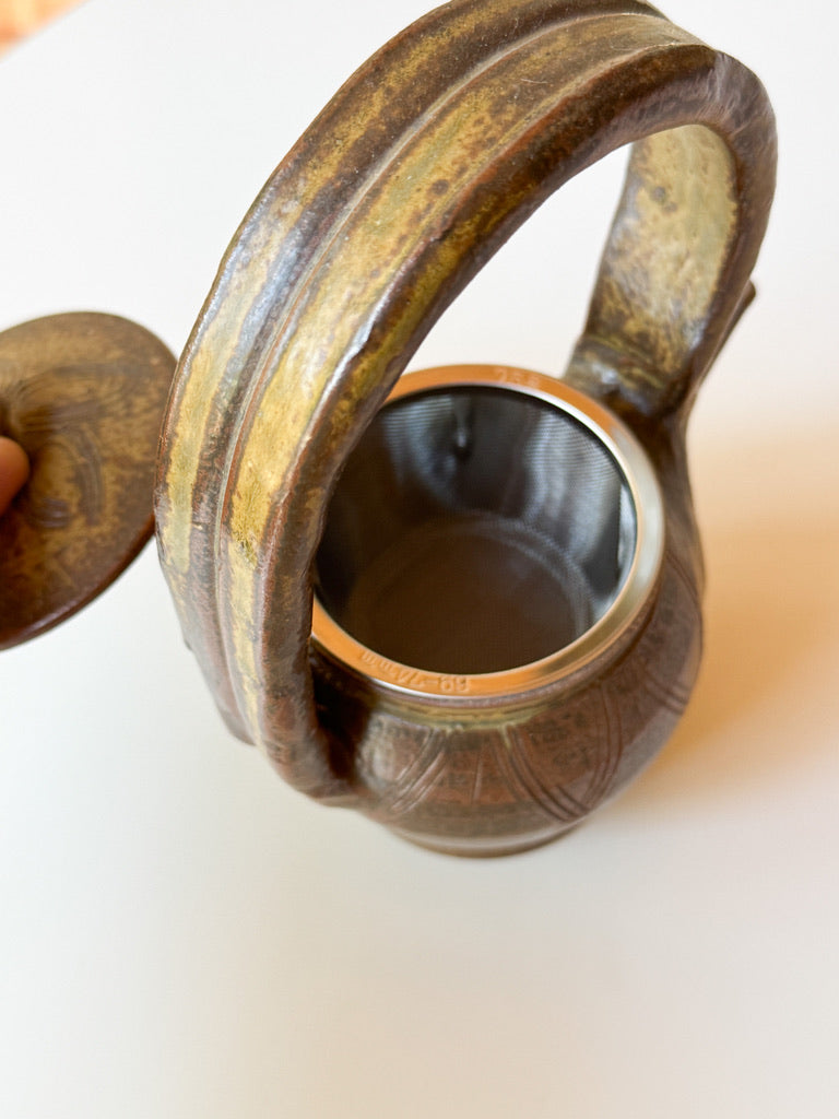 Nakadera kiln - Teapot with handle 2