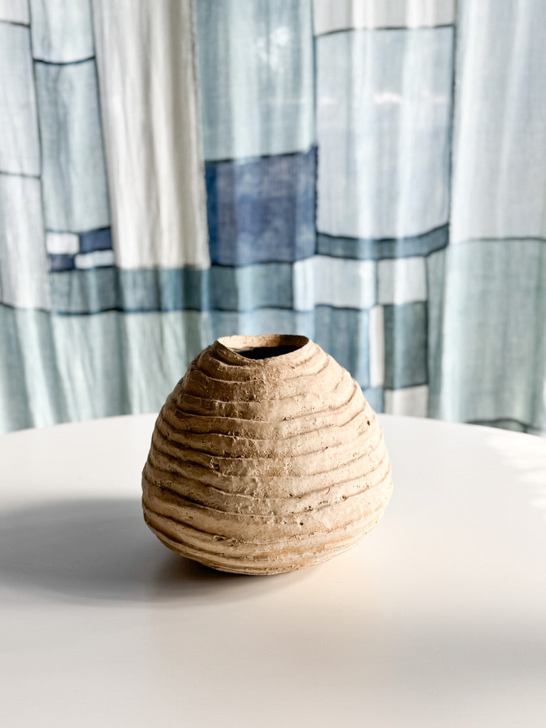 Yamanokuchi Kiln - Coiled Yakishime Vase