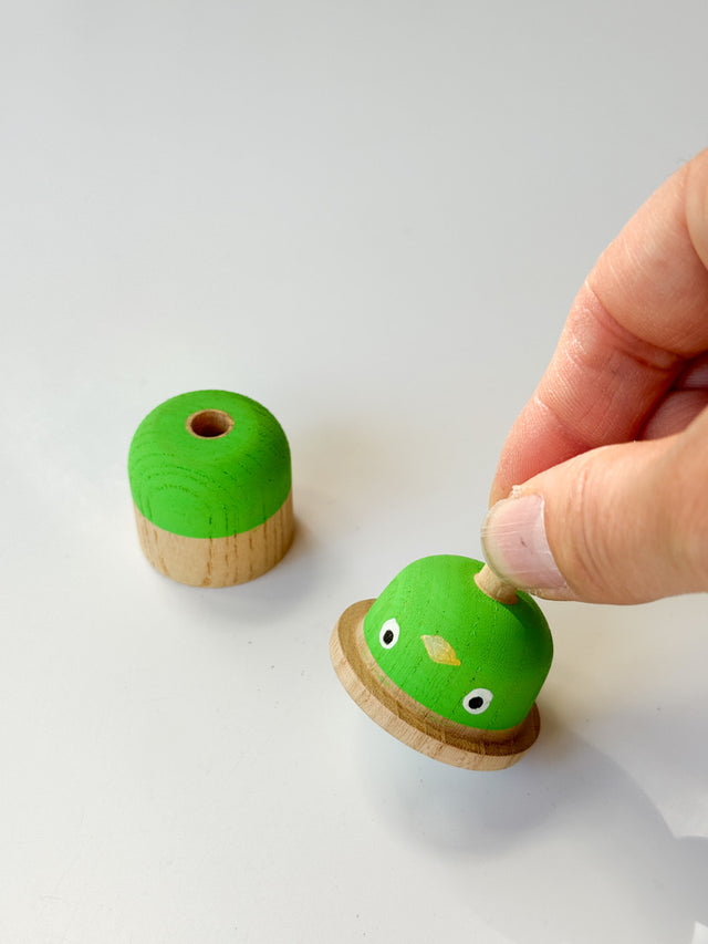 Wooden Top Toy - Kappa
