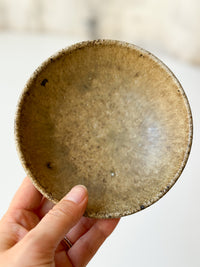 Moriyama Kiln - "Kobachi" small shallow bowl, Tan