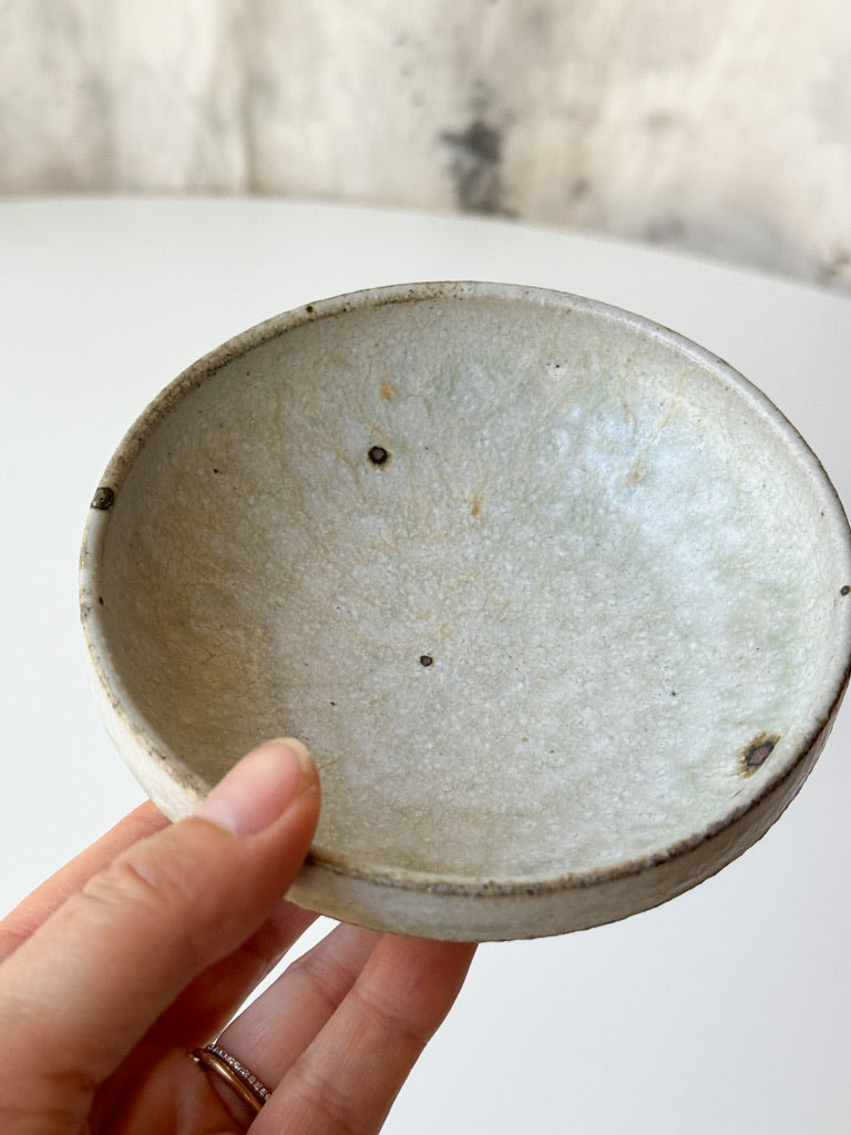 Moriyama Kiln - "Kobachi" small shallow bowl, White