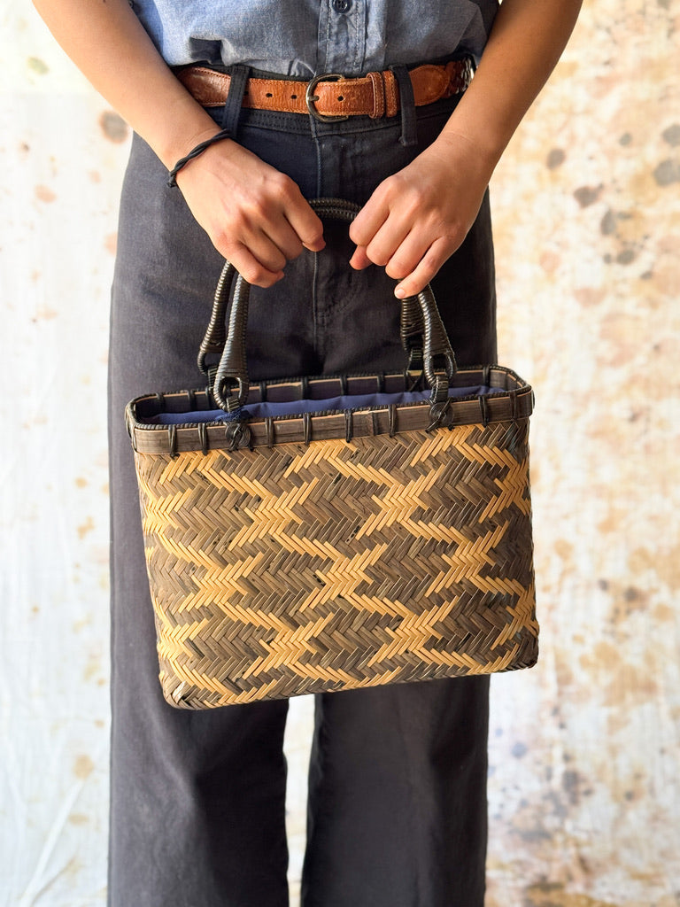 Yasuo Fukusaki - Bamboo basket, patterned