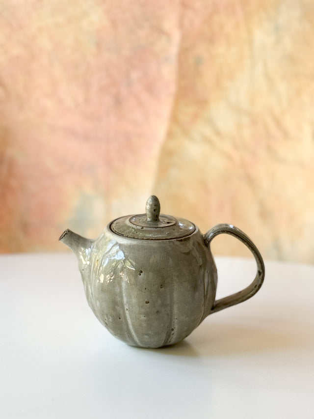 Yamanokuchi Kiln, Squash Tea Pot, Haiyu Glaze, Yoka Good Things