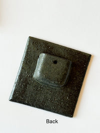 Yamanokuchi Kiln - "Kake Hana" wall hanging vase, Large Square