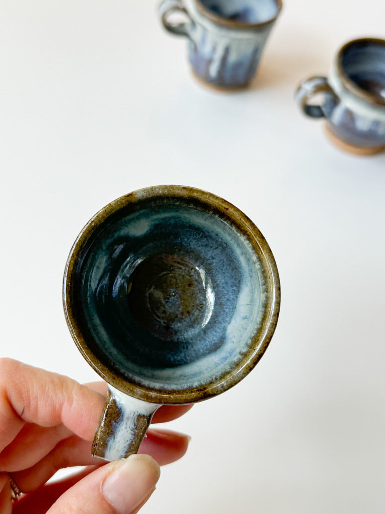 Nakadera kiln - Espresso cup, Blue 2