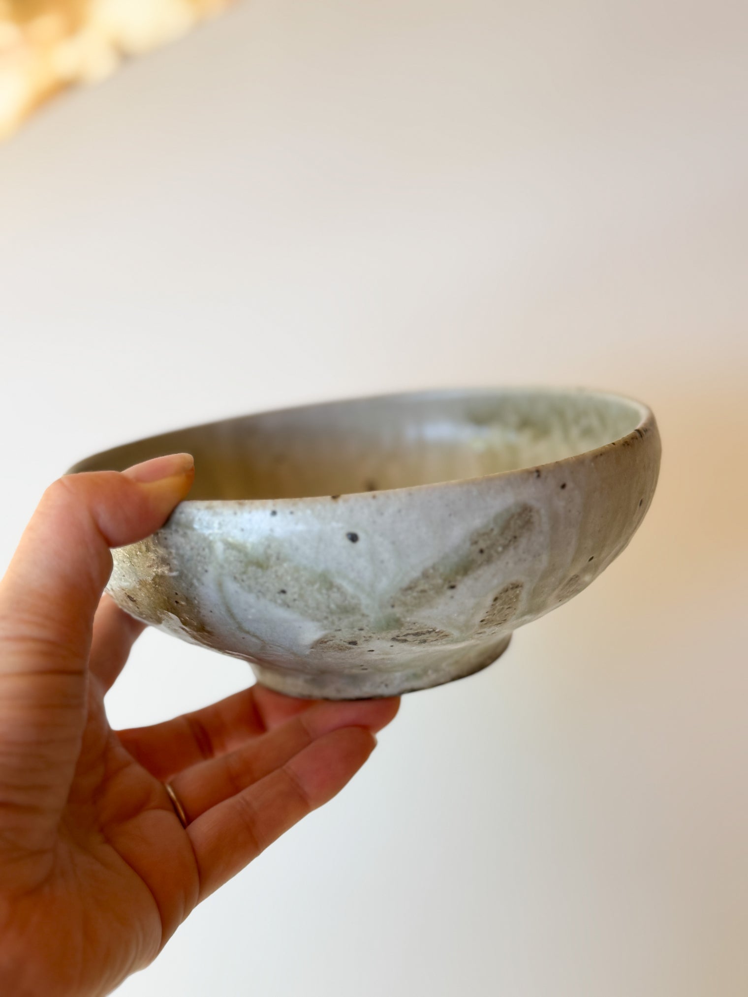 Moriyama Kiln - Bowl, Brush Pattern, Light