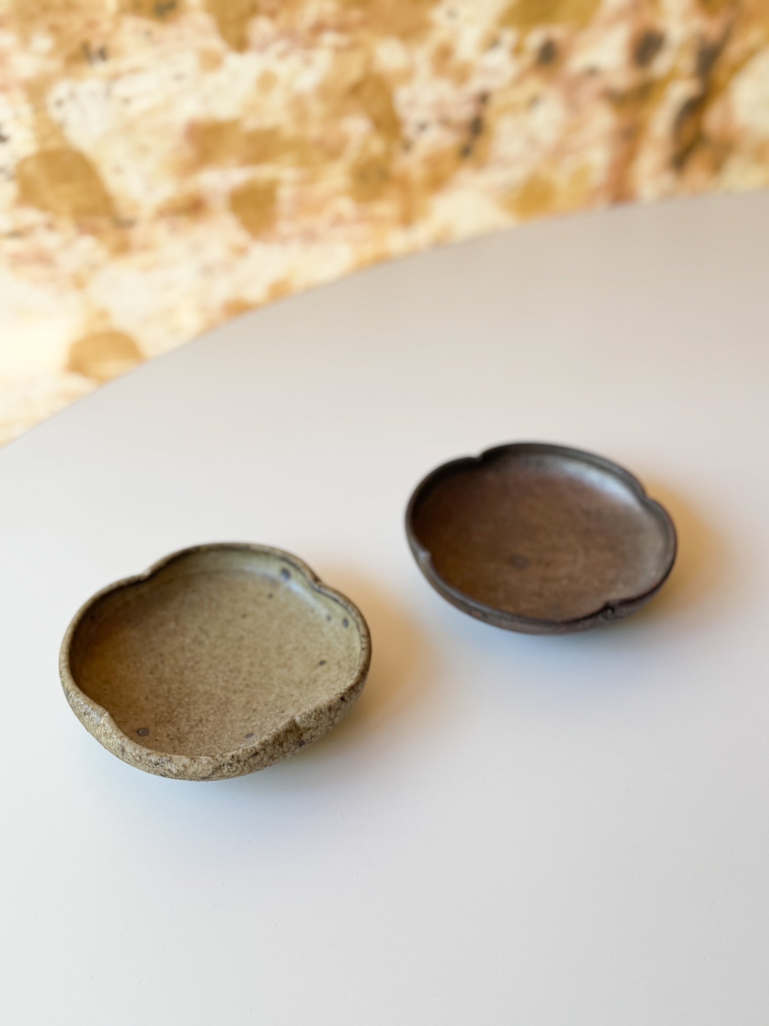 Moriyama Kiln - "Hana" flower mini plate