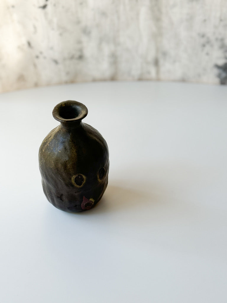 Nakadera kiln - Yakishime Vase, Tall