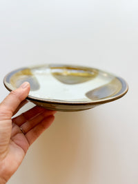 Kajiya Kiln - Plate, Makugake, Amber