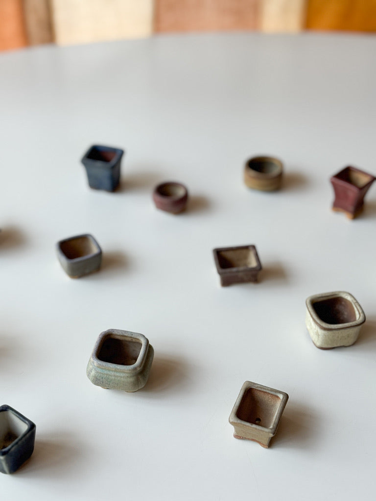 Tiny Vintage Planters – from Kyushu (maybe!)