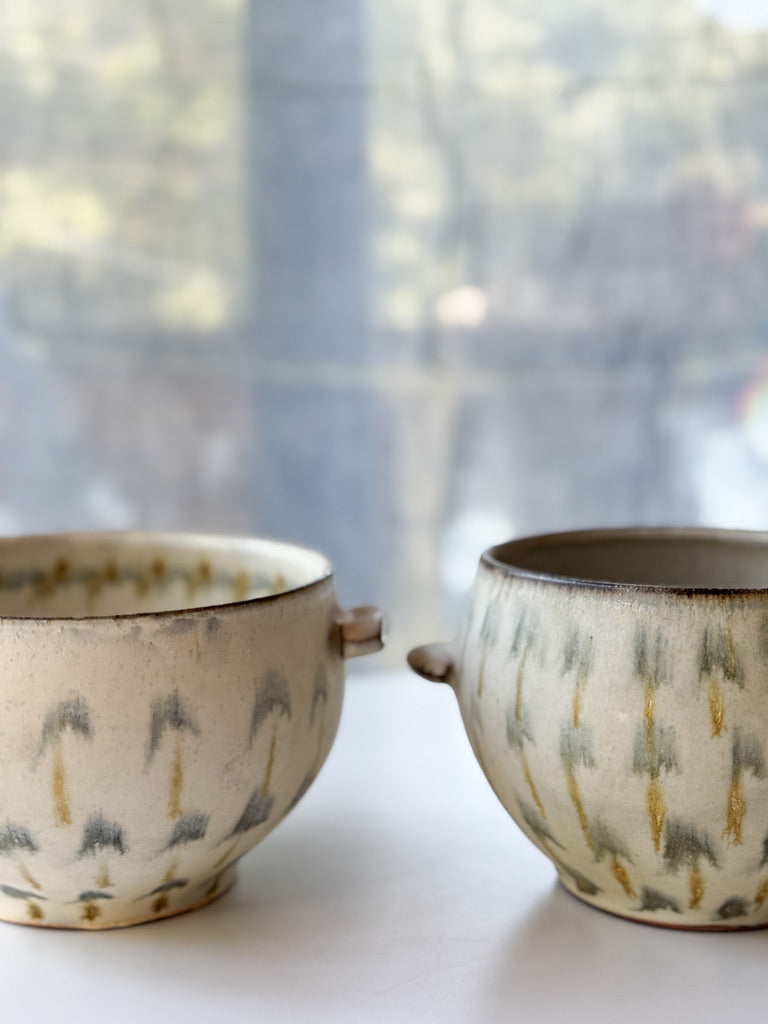 Issaki kiln -  "Hanabi" Bowl with ears