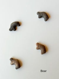 Clay doll - "Menko" Clay Chopsticks Rest