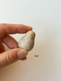 Clay doll - "Menko" Clay Chopsticks Rest
