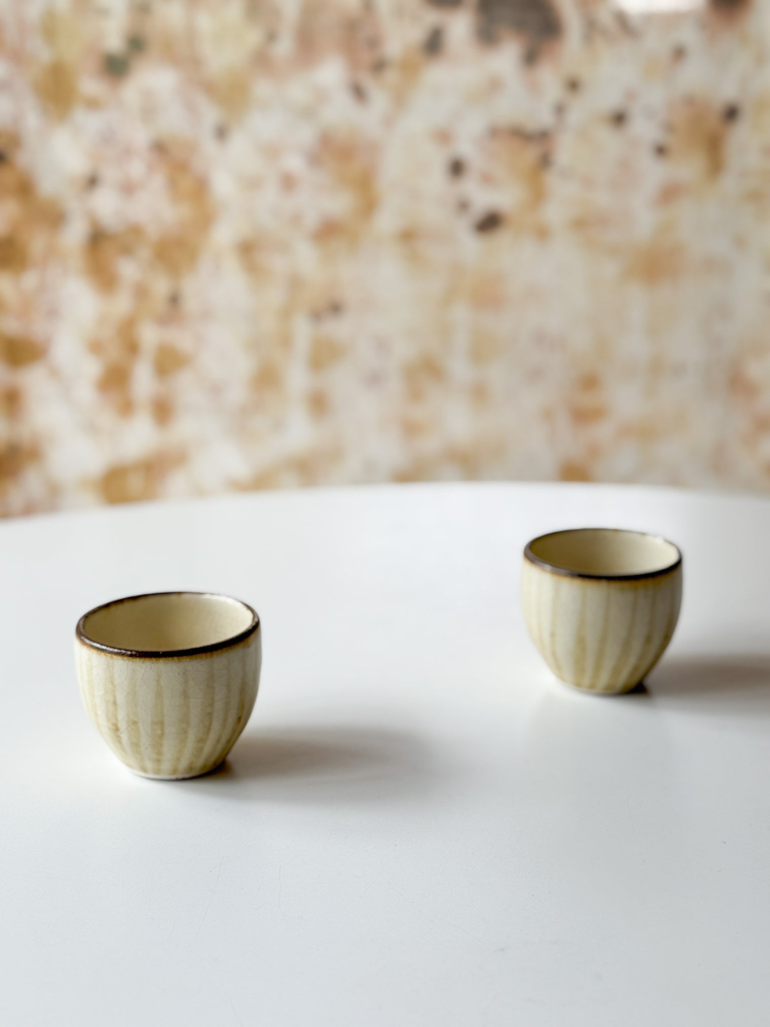Fumoto Kiln -  Small Yunomi Cup, Line