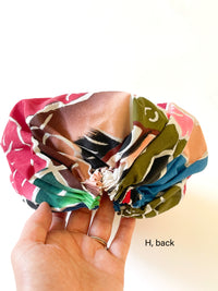 Shimoura Bentenkai - Upcycled vintage headwear H