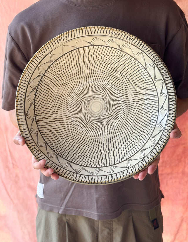 Onta Kiln -  Big Serving Plate A