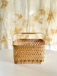 Bamboo Basket by Youn Minyoung - "Sukkiri Kaban", Medium