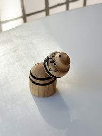 Wooden Top Toy - Tiger