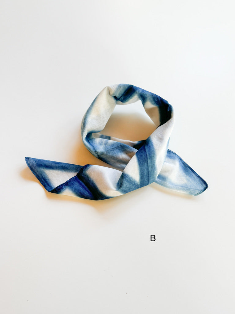 Ikeda Kasuri Kobo - Indigo Dyed Cotton Bandana