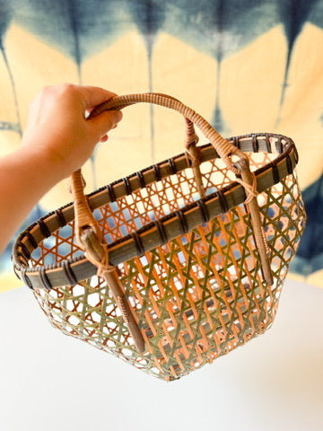 Yasuo Fukusaki - Bamboo basket, Green