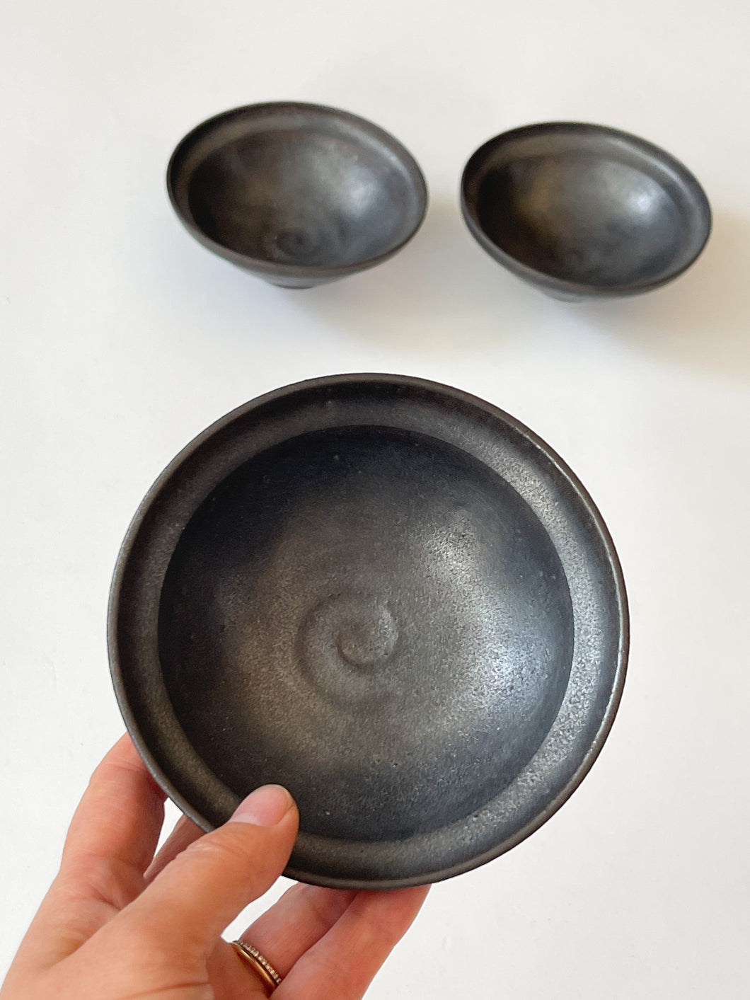 Issaki kiln -  Mini bowl, Black