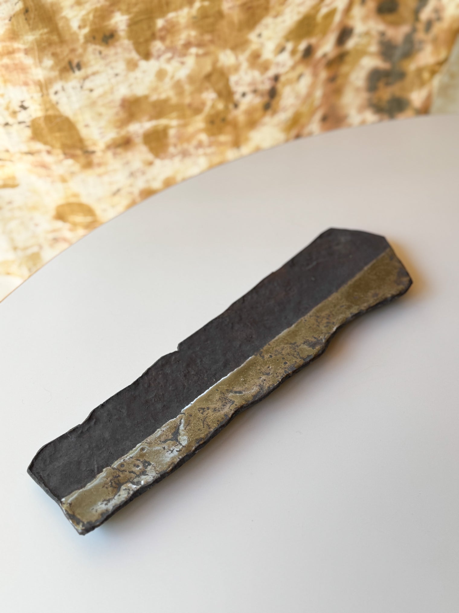 Moriyama Kiln - "Ishizara" Lava stone platter