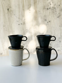 Yamanokuchi Kiln -  Moonlight and Night Coffee Dripper Set