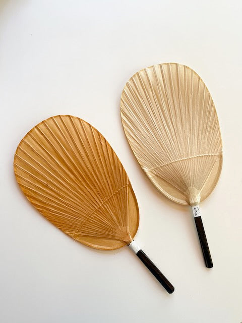 Kakishibu Uchiwa fan - Plain