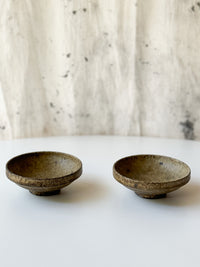 Moriyama Kiln - "Kobachi" small shallow bowl, Tan