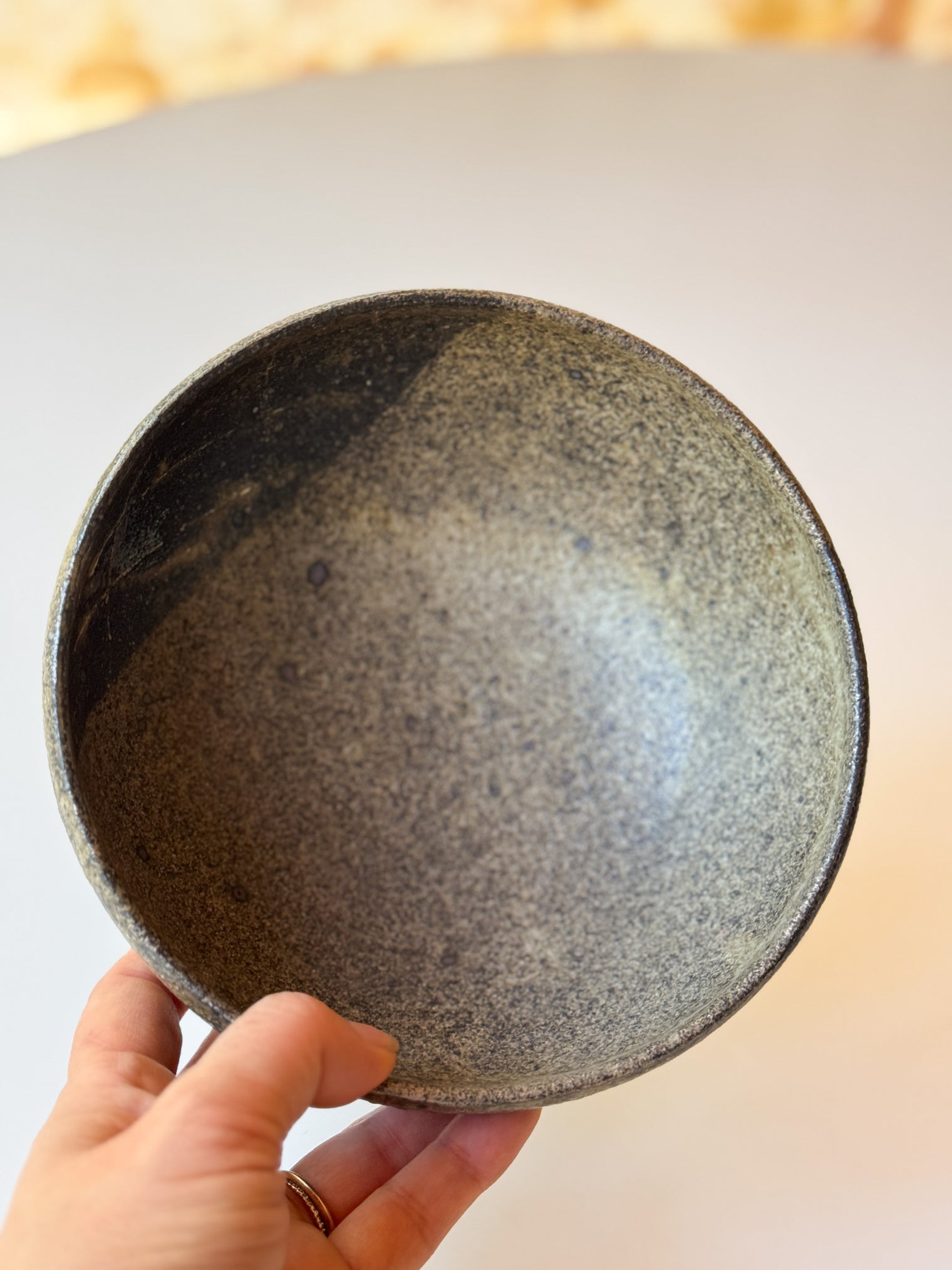 Moriyama Kiln - Bowl, Brush Pattern, Dark Brown