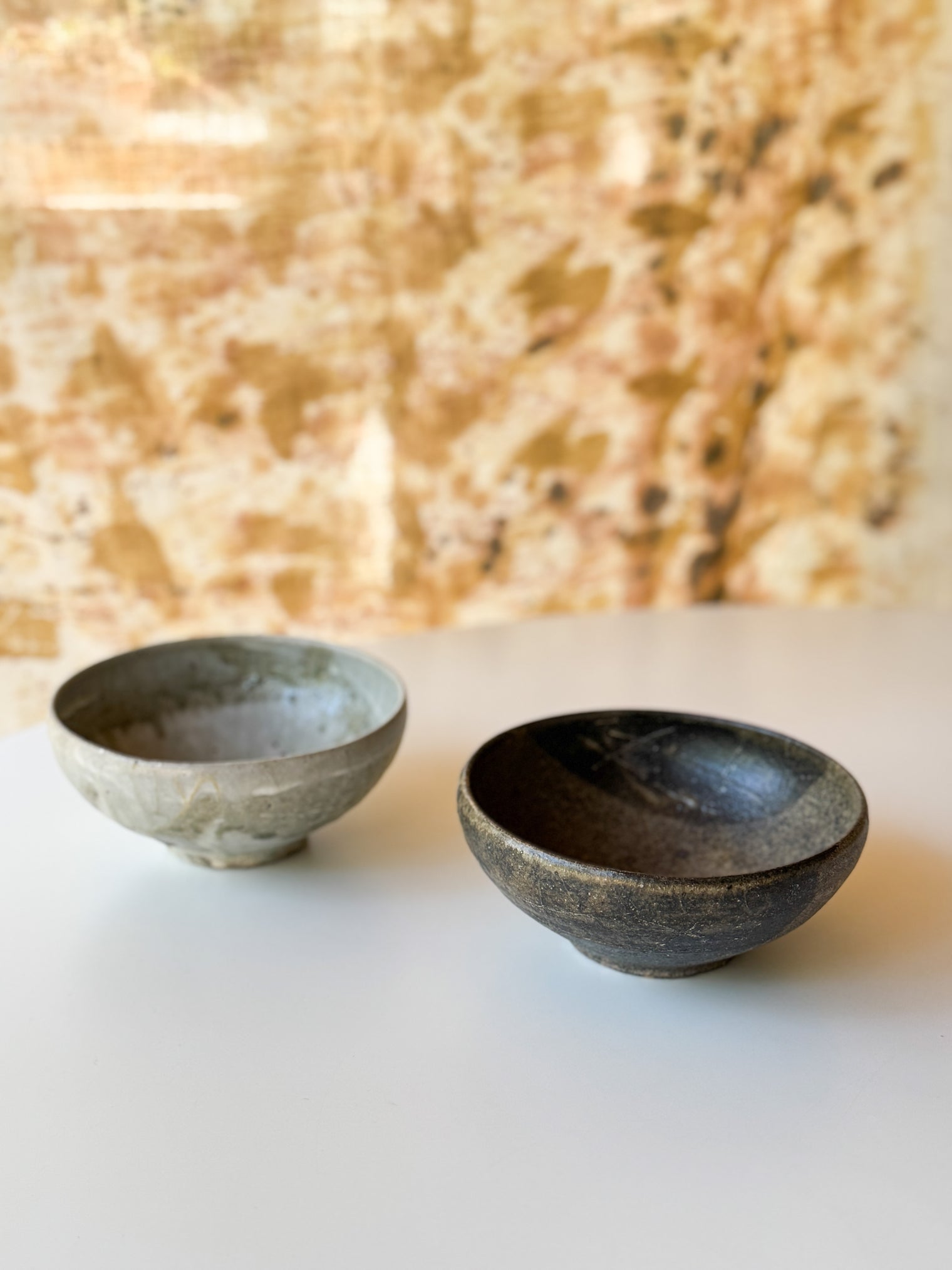Moriyama Kiln - Bowl, Brush Pattern, Dark Brown