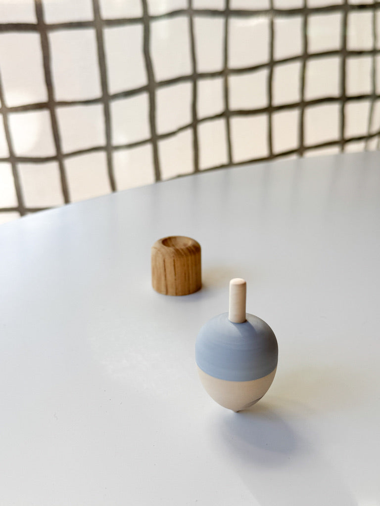 Wooden Top Toy - Mouse