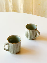 Kajiya Kiln - Mug Cup, Barrel Vertical Shinogi