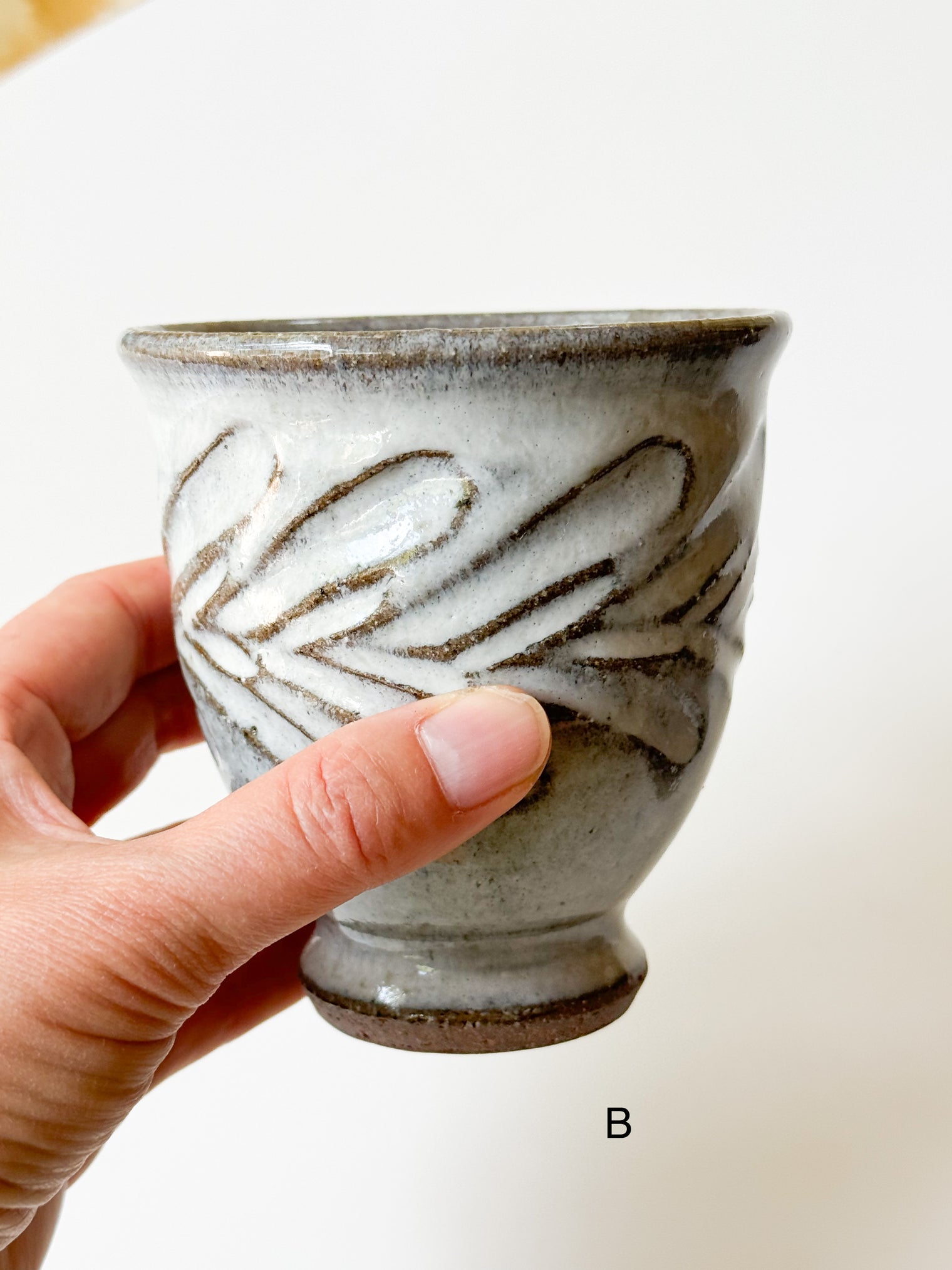 Mizuho kiln, shinogi cup, yoka good things