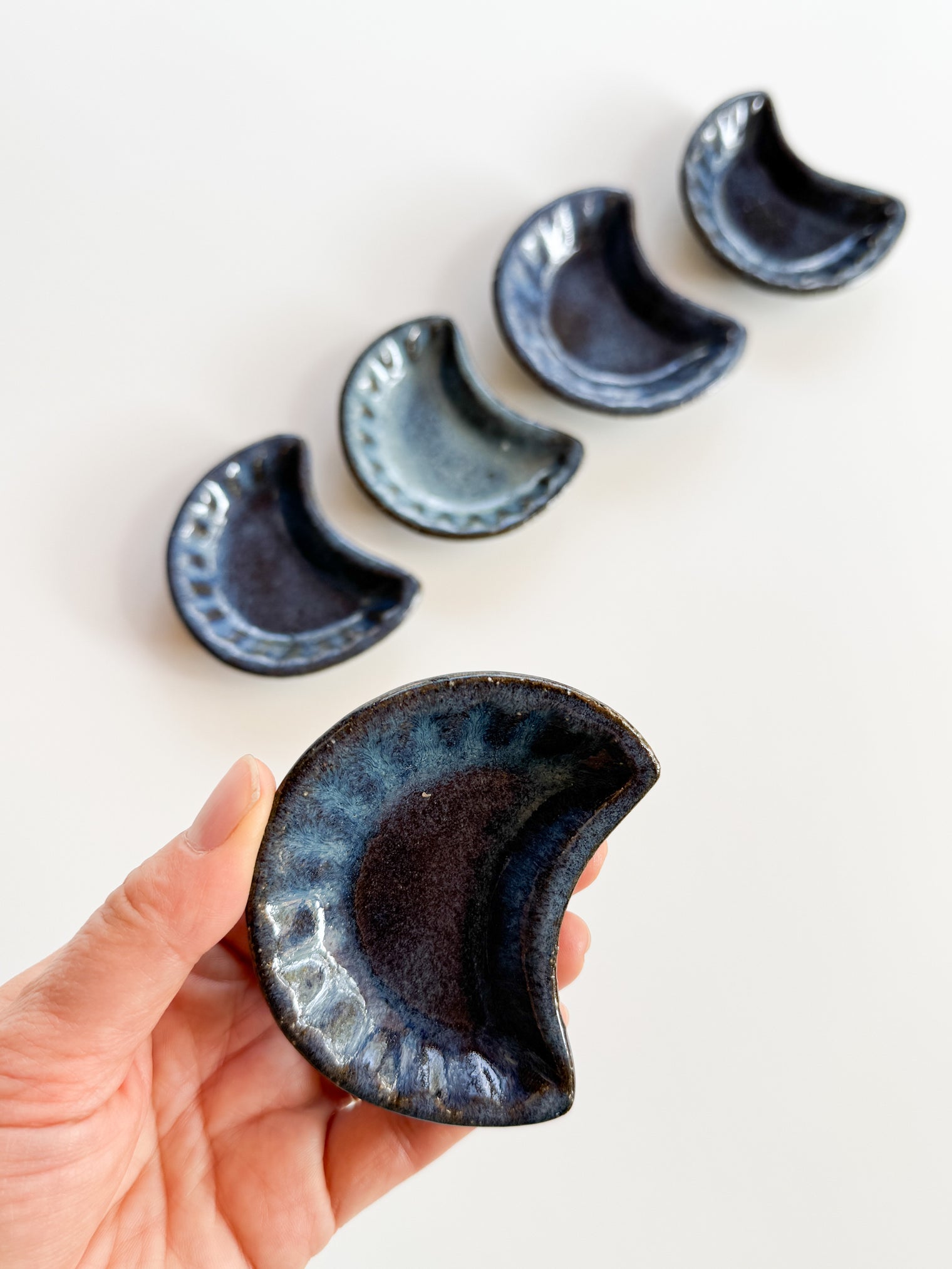 Mizuho Kiln - Mini Crescent Moon or Mini Dumpling Plate