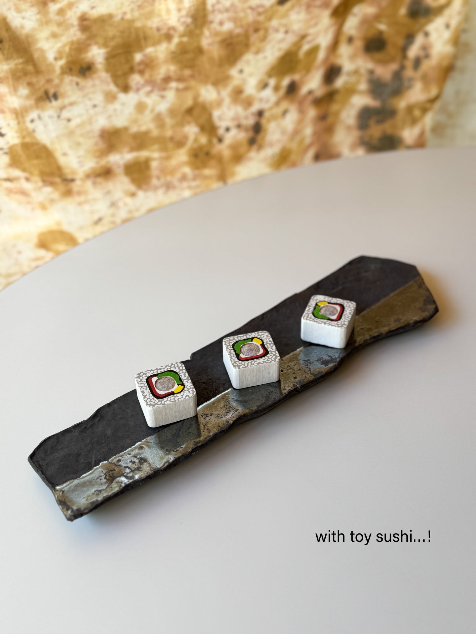 Moriyama Kiln - "Ishizara" Lava stone platter