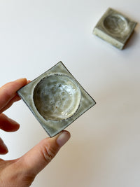 Yamanokuchi Kiln - Tiny Square Garnish Holder, Light